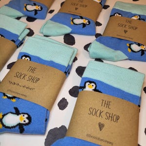 Chaussettes Pingouin, Chaussettes Amusantes, Chaussettes Drôles, Animaux, Cadeaux Pingouin, Cadeaux Pour Lui, Cadeaux Fête Des Pères, Chaussettes
