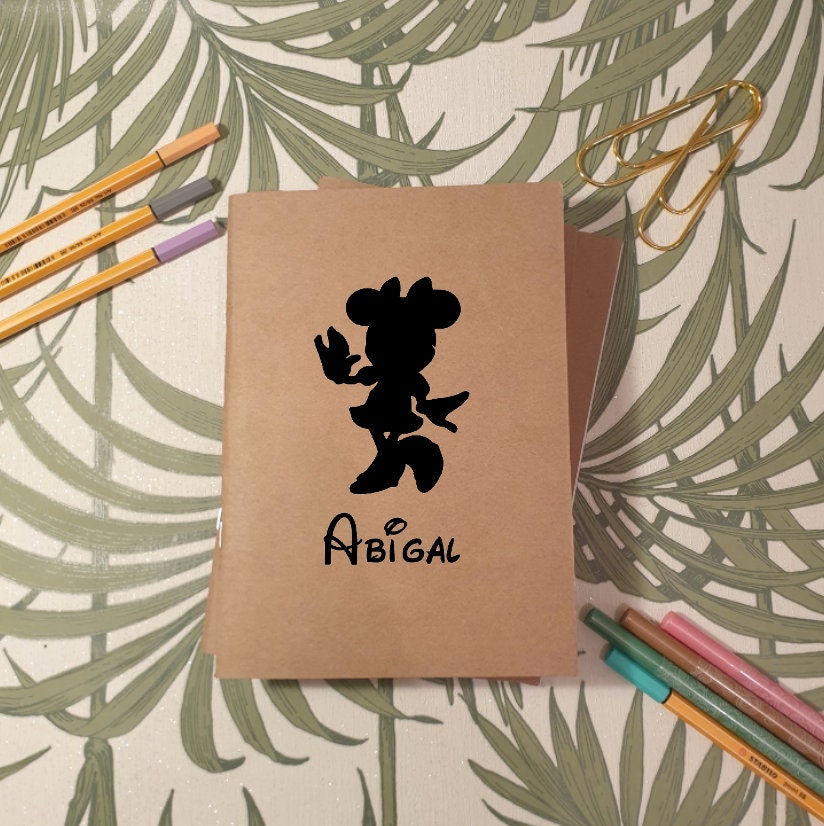 A5 Disney Notebook Personalised Notebooks Personalised Gift Etsy