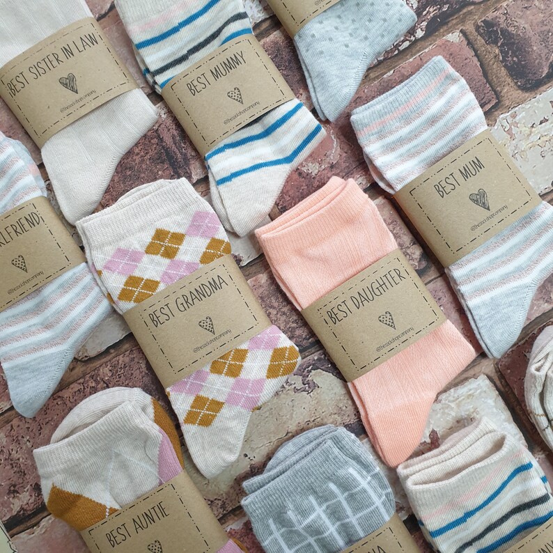 Personalised Socks Gifts for Her Birthday Gifts Gifts for Etsy UK