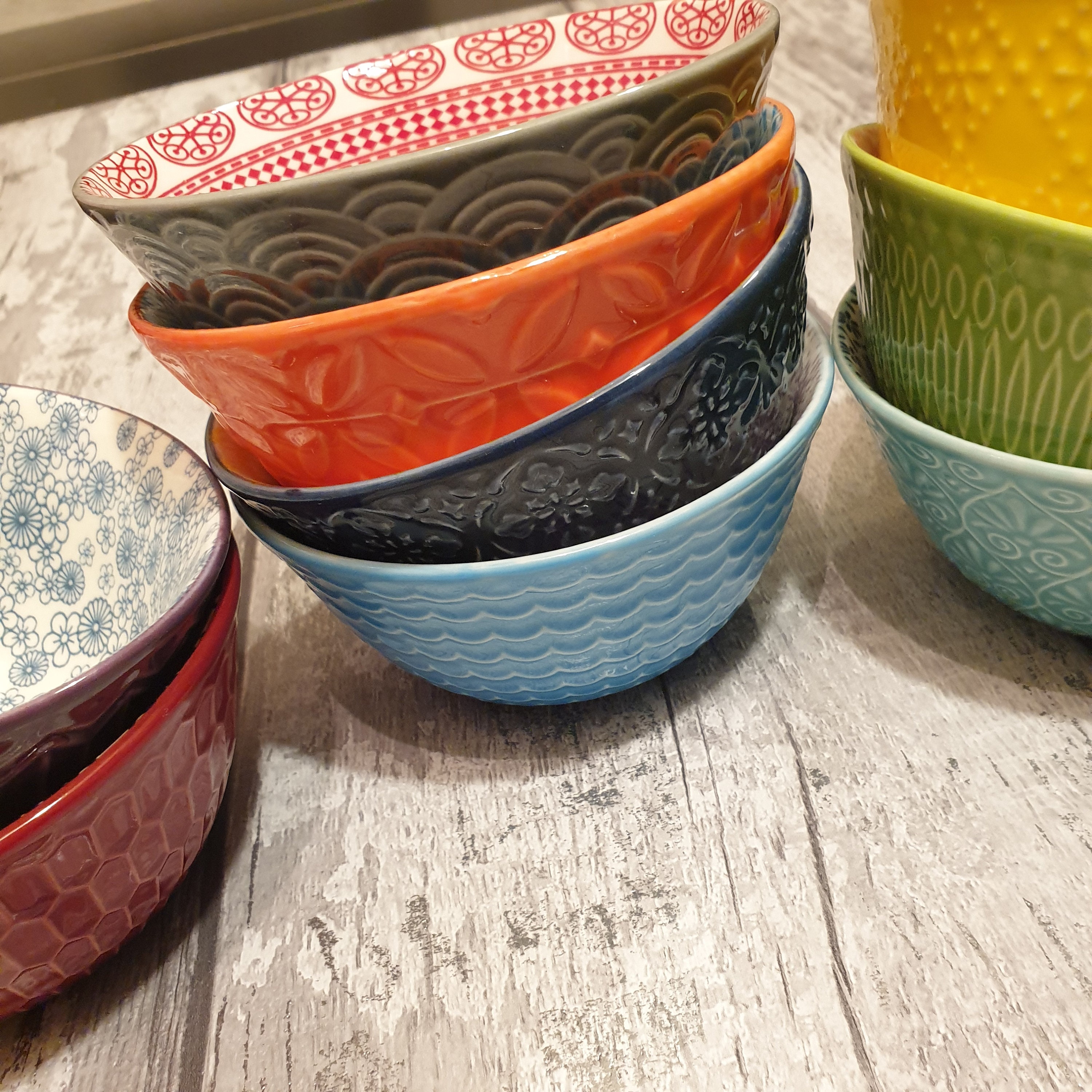 Colourful Ceramic Bowls Decorative Bowls Serving Bowls Dish Etsy