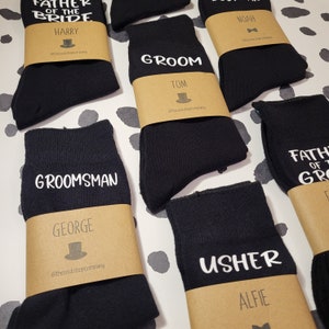 Groomsman, Best Men, Socks, Personalised Socks, Wedding Gifts, Gifts for Wedding Party, Men's Socks, Groomsmen Gifts, Wedding Party
