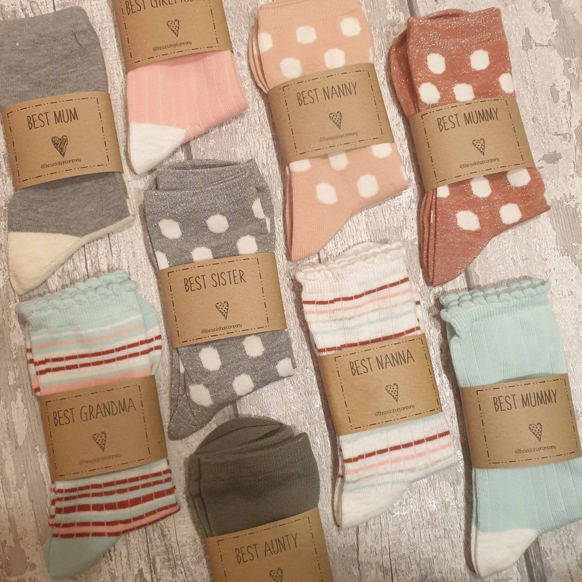 Personalised Socks Gifts for Her Birthday Gifts Gifts for Etsy UK