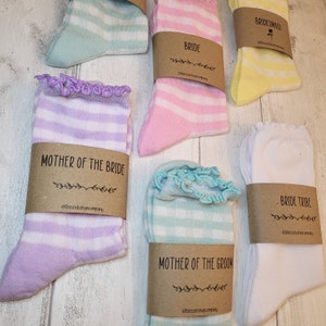 Bridesmaid Gifts, Maid of Honour Gifts, Bridesmaid Gifts, Bridal Party Gifts, Mother of the Bride, Mother of the Groom, Ladies Socks, Socks