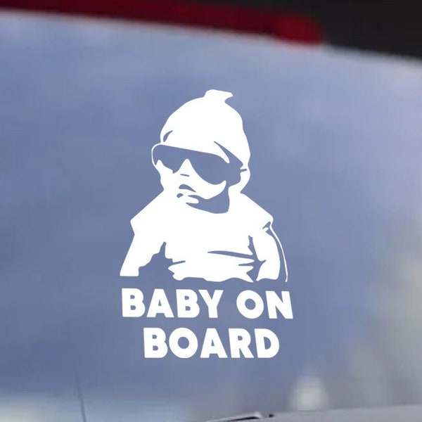 Autocollant Cool Baby on Board