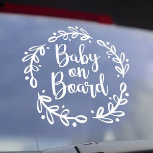 Baby on Board Sticker