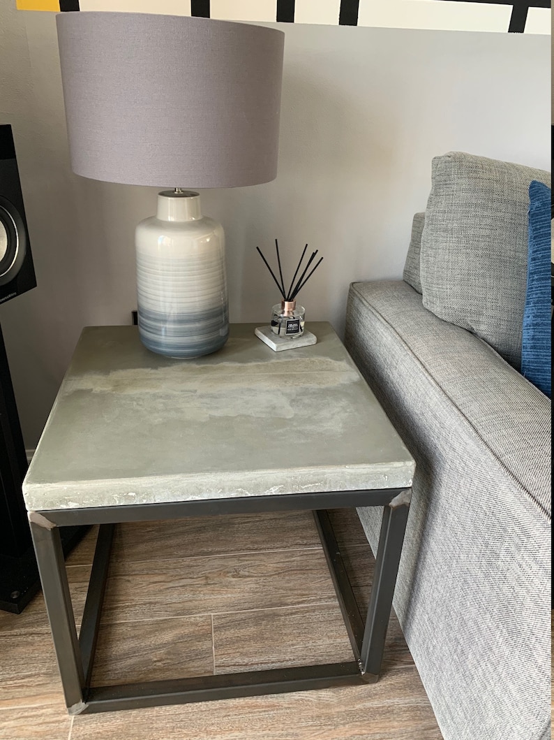 Custom Metal Furniture Frames Tables Shelves Desk Etsy