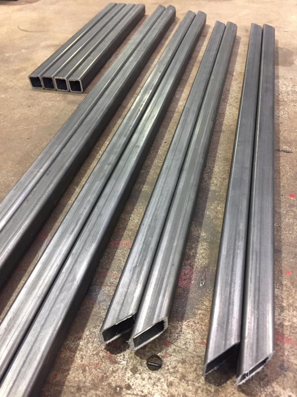 Custom Metal Furniture Frames Tables Shelves Desk Etsy