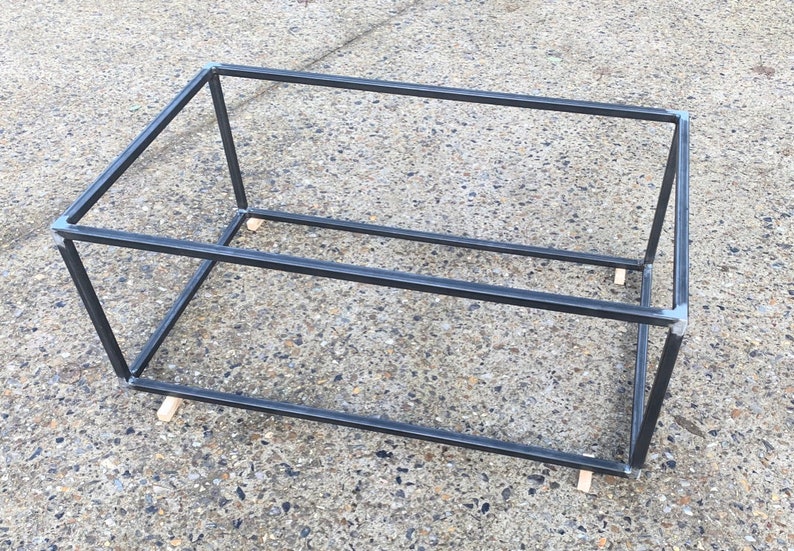 Custom Metal Furniture Frames Tables Shelves Desk Etsy