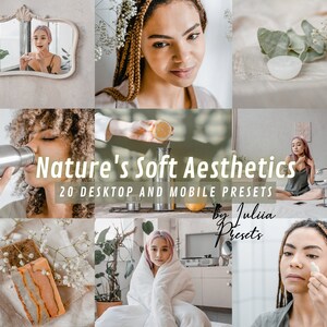 20 Soft LIGHTROOM PRESETS Bundle, Aesthetic Lightroom Filters, Natural Lightroom Mobile Presets, Bright Premium Lightroom Presets Desktop