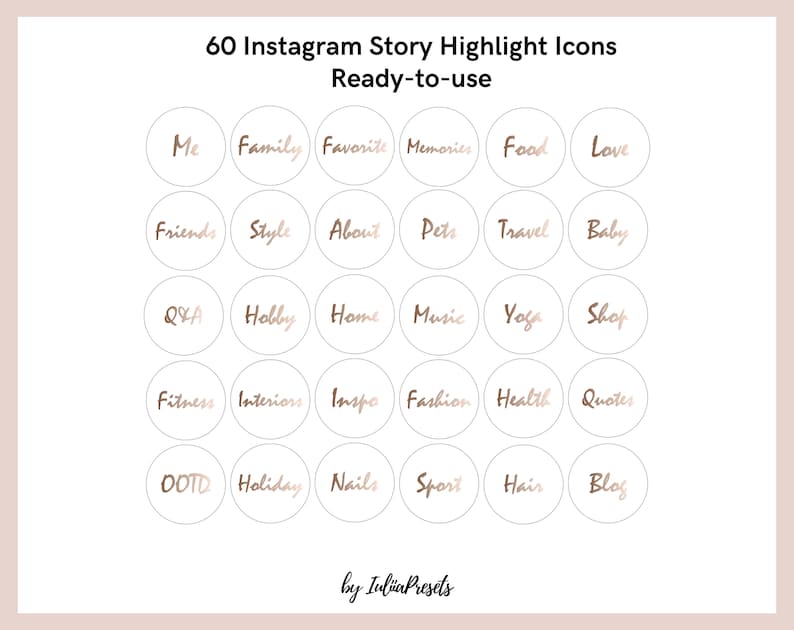 Instagram Story Highlight Icons TEXT Instagram Highlights | Etsy