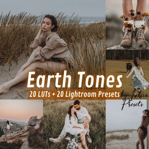 Mobile LIGHTROOM PRESETS & Colour Grading Cinematic Video Filters Earth Tones, LUTs Final Cut, Adobe Photoshop, Premiere Pro, After Effects