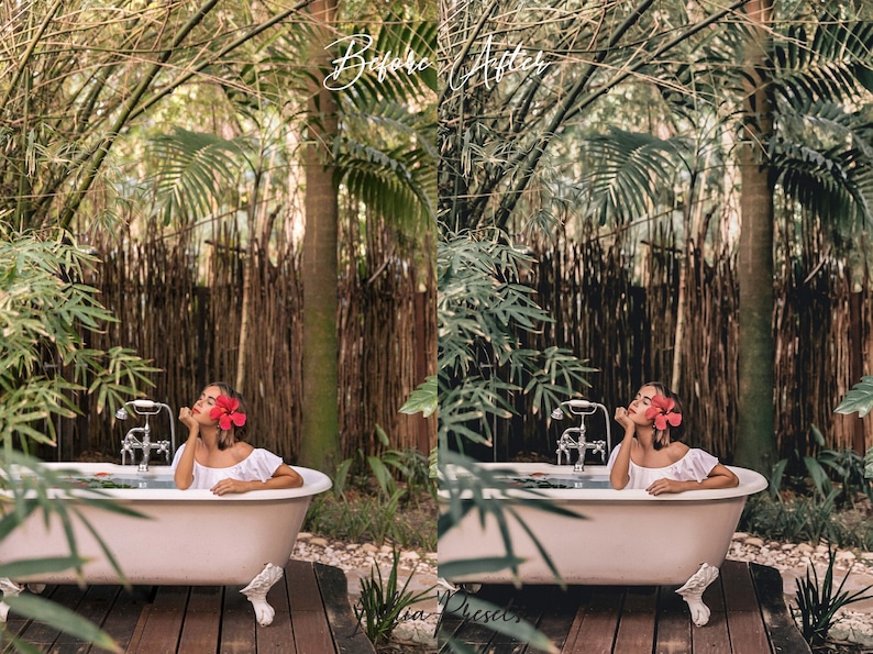 Bali Film LUTs Video Editing and Lightroom Presets Pack, Travel Instagram Photoshop Presets, Tropic Color Grading LUTs IG LR Presets Mobile, Image 5