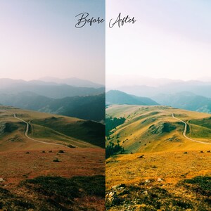 20 Mobile Lightroom Presets Desktop MOUNTAINS VIEW, Bright Nature Preset Best Outdoor Landscape Presets Insta Travel Photo LR Mobile Presets image 8
