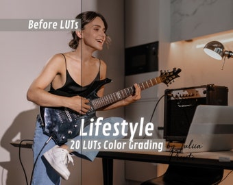 20 Cinematic Video LUTs for Premiere Pro & FCPX, Downloadable Look Up Table Bundle, Elevate Your Film Color Grading Ultimate LUTs Collection