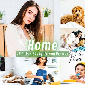 HOME LUTs Color Grading Video Filters & Lightroom Presets Pack, Interior Video LUTs Presets Lightroom Mobile, Final Cut Premiere Pro LUTs