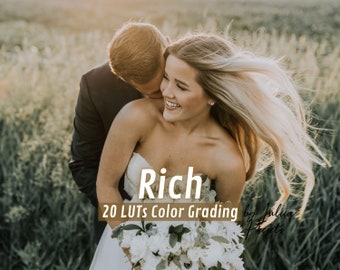 Paquete de 20 LUT verde oscuro para edición de video: tablas de consulta cinematográficas enriquecidas para Adobe Premiere, Final Cut Pro, DaVinci Resolve, descargables
