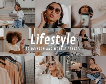 20 LIGHTROOM PRESETS, Lightroom Mobile Presets Lightroom, LIFESTYLE Mobile Lightroom Presets Desktop, Muted Tones Instagram Presets Photo