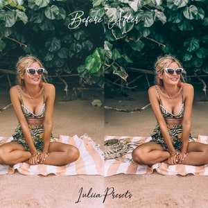 Bali Film LUTs Video Editing and Lightroom Presets Pack, Travel Instagram Photoshop Presets, Tropic Color Grading LUTs IG LR Presets Mobile, Image 9