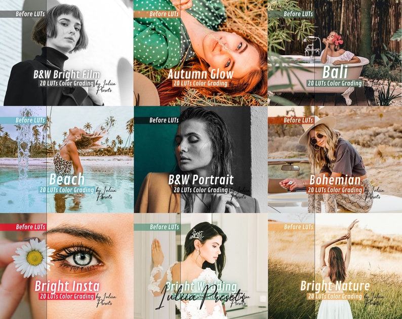 1200 + Look Up Table Ultimate LUTs Pack for Premiere Pro, FCPX - Downloadable Color Grading Video Presets, Perfect for Adobe & Blackmagic, Image 3