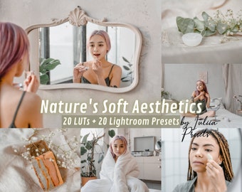 Conjunto de LUT de Premiere Pro y ajustes preestablecidos de Lightroom, LUT de cine suave, LUT de video de Davinci Resolve, LUT de Final Cut Pro, LUT de Blackmagic, gradación de color