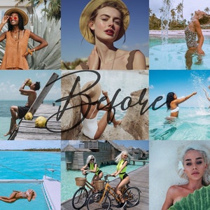 20 BEACH LUTs Premiere, Final Cut Pro LUTs Video Presets, Film LUT Pack and Summer Affinity LUTs, Travel Video Filters for Video Editing, Image 2