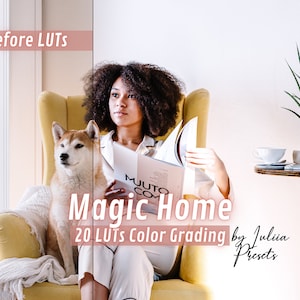 20 Indoor LUTs Premiere MAGIC HOME, Affinity LUTs für Final Cut Pro, Premiere Pro LUTs Pack, Film LUT Video Presets, Davinci Relösung LUTs