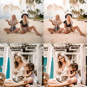 20 BEACH LUTs Premiere, Final Cut Pro LUTs Video Presets, Film LUT Pack and Summer Affinity LUTs, Travel Video Filters for Video Editing, Image 8
