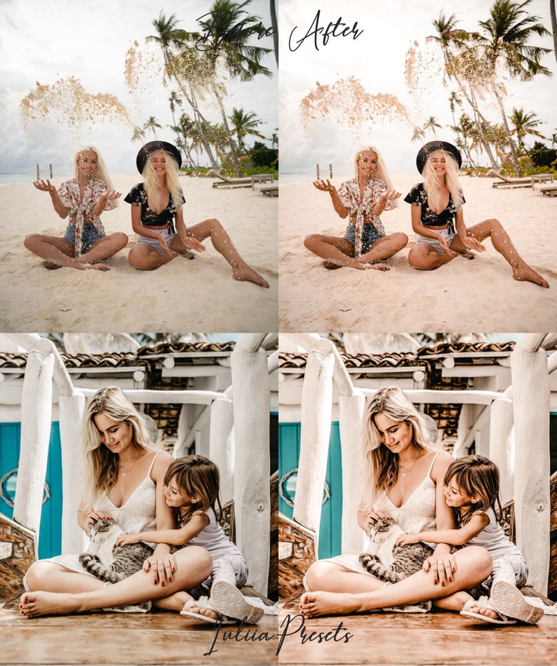 20 BEACH LUTs Premiere, Final Cut Pro LUTs Video Presets, Film LUT Pack and Summer Affinity LUTs, Travel Video Filters for Video Editing, Image 8