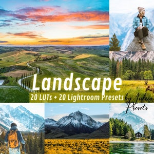 Preset Film LUT Video & Bright PRESETS LIGHTROOM Landscape, Cinematic Color Grading, Instagram Photo Video Editing LUTs Pack Premiere Pro