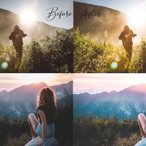 20 Mobile Lightroom Presets Desktop MOUNTAINS VIEW, Bright Nature Preset Best Outdoor Landscape Presets Insta Travel Photo LR Mobile Presets image 4