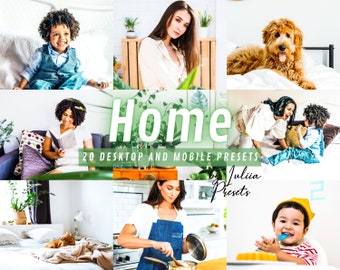 20 Lightroom Presets HOME, Bright Interior Lightroom Mobile Presets, Lightroom Photo Presets Desktop, Instagram Home Real Estate Presets