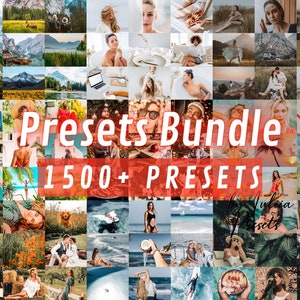 1500+ Lightroom Presets, Photo Editing Lightroom Presets Bundle, Lightroom Mobile Photo Filters, Top Desktop Lightroom Photo Presets Pack