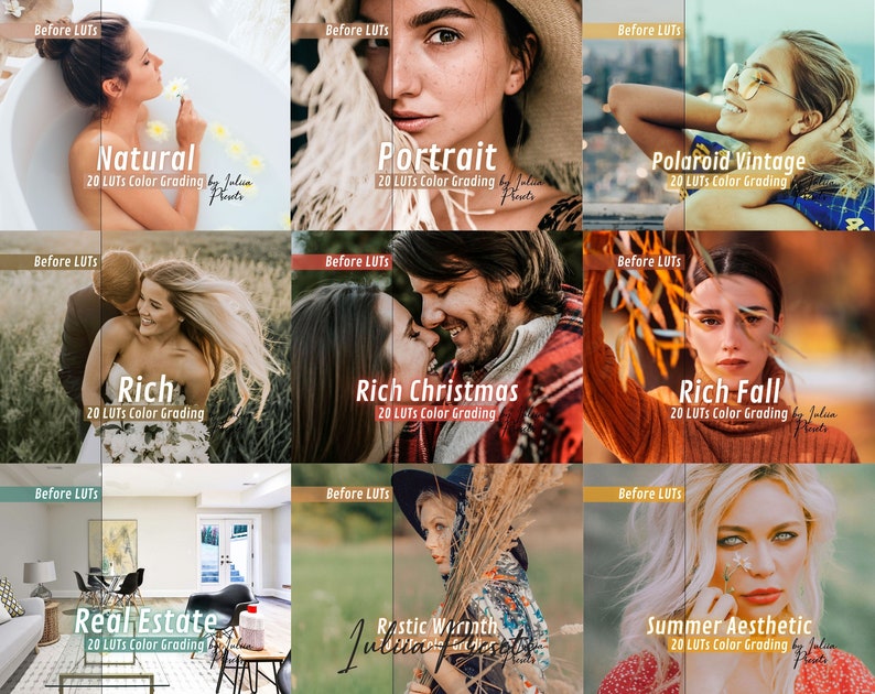 1200 + Look Up Table Ultimate LUTs Pack for Premiere Pro, FCPX - Downloadable Color Grading Video Presets, Perfect for Adobe & Blackmagic, Image 7