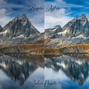 20 Mobile Lightroom Presets Desktop MOUNTAINS VIEW, Bright Nature Preset Best Outdoor Landscape Presets Insta Travel Photo LR Mobile Presets image 3