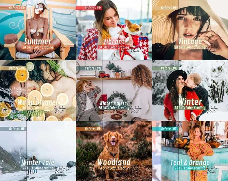 1200 + Look Up Table Ultimate LUTs Pack for Premiere Pro, FCPX - Downloadable Color Grading Video Presets, Perfect for Adobe & Blackmagic, Image 8