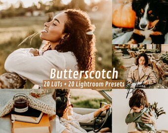 LUT:er FCP videoredigering och foto Lightroom-förinställningar, höstvideo-LUT:er Premiere Pro LUT:er, videofilter, Capcut-videoförinställningar, Final Cut LUT Pack