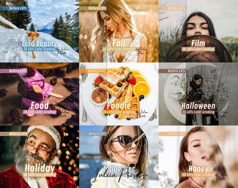 1200 + Look Up Table Ultimate LUTs Pack for Premiere Pro, FCPX - Downloadable Color Grading Video Presets, Perfect for Adobe & Blackmagic, Image 5