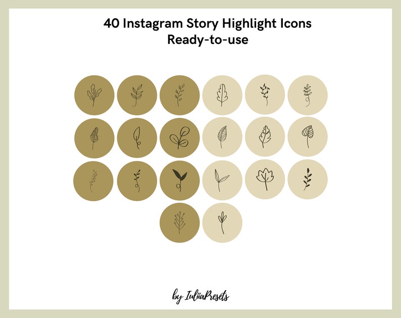 Highlight Covers Instagram Stories Highlights Botanical Hand Drawn Icons Insta Story Highlights Instagram Story Highlight Icons BOTANICAL