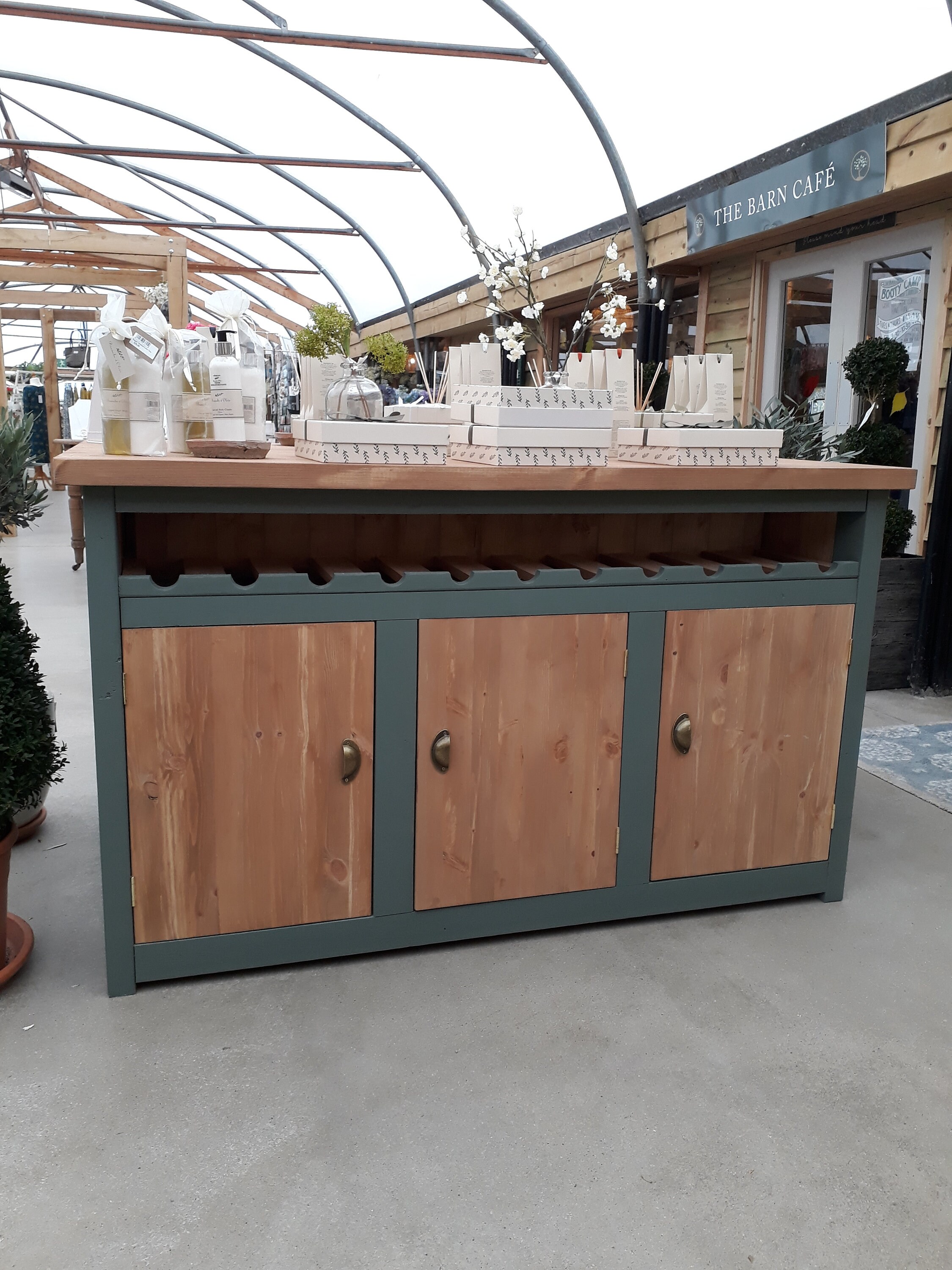 Rustic Kitchen Breakfast Bar / Island Solid Pine Handmade. Etsy