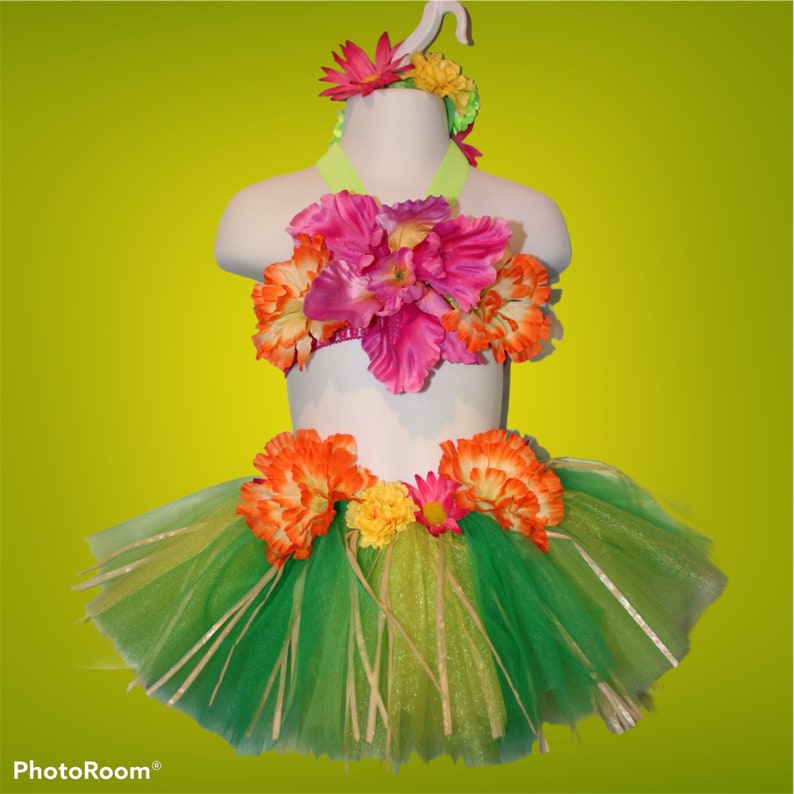 Baby Luau Tutu Hawaiian Theme First Birthday Luau Tutu Etsy