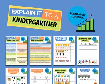 Economics for Kindergartners: Printable Lesson & Worksheets (PDF)