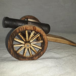Military Memorabilia Art Miniature Cannon Male Gift Unique War Decor Accessory Civil War Decor Revolutionary War Memorabilia Military Art