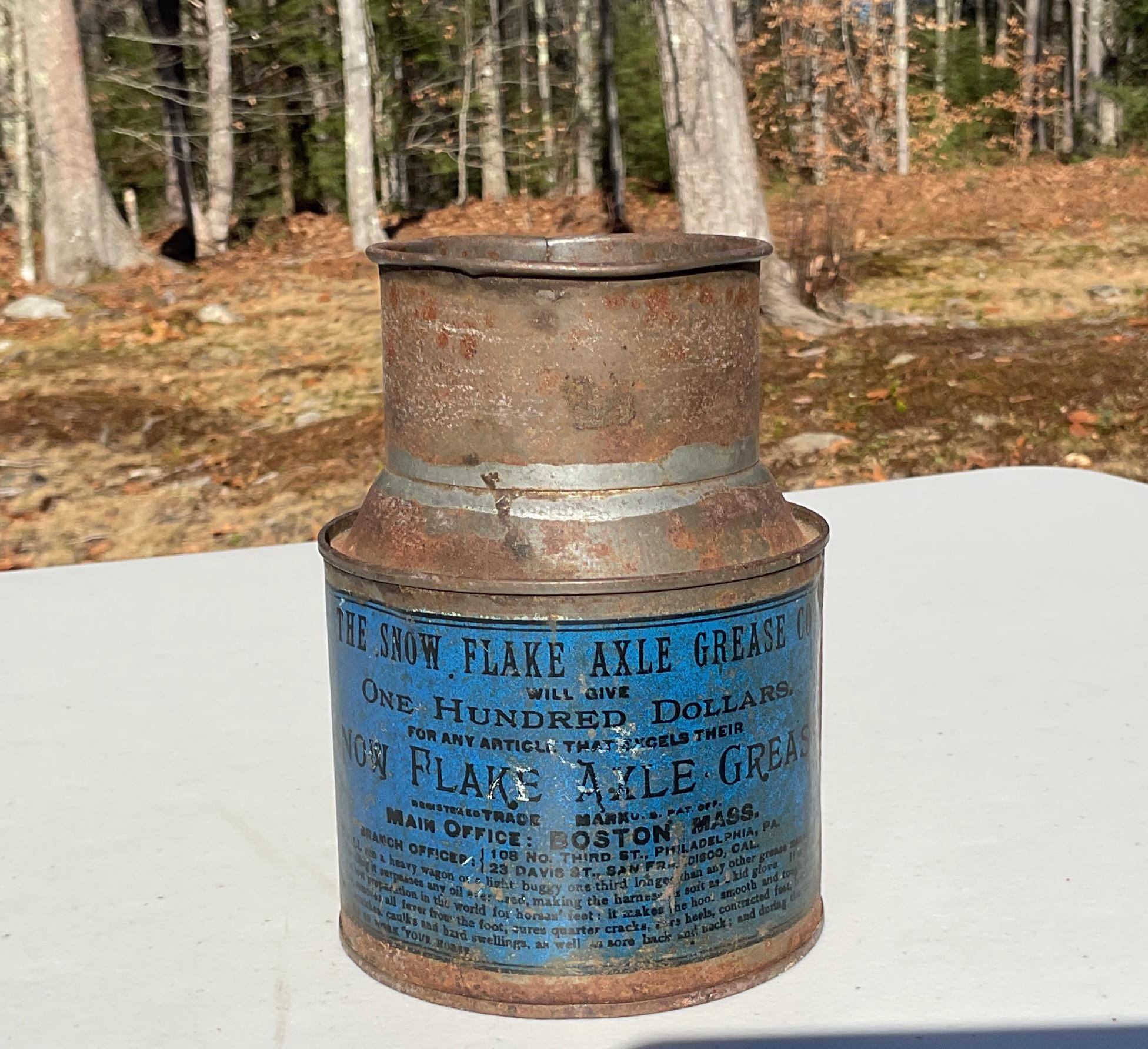Vintage Metal Grease Can - Etsy