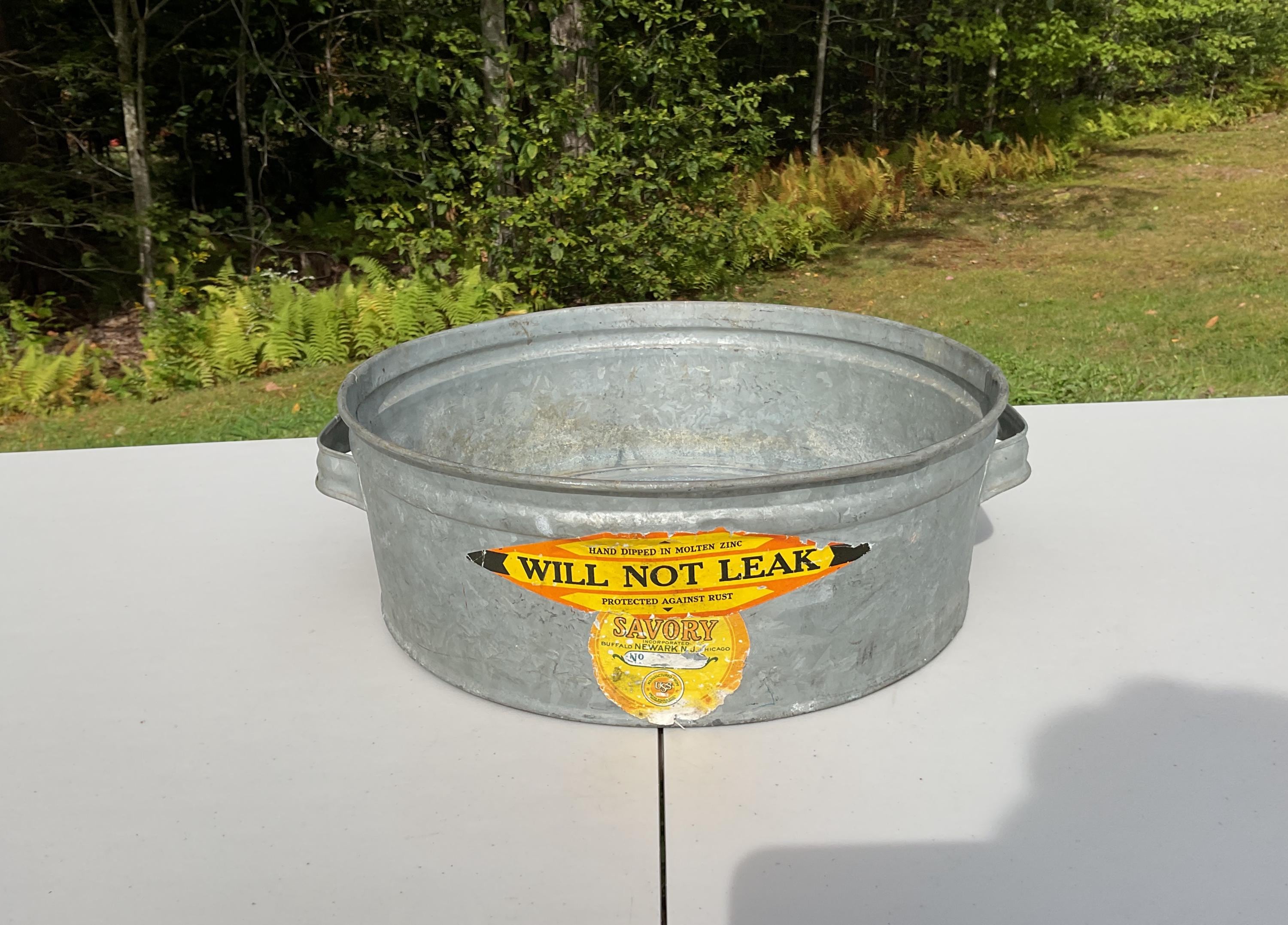 Antique Zinc Galvanized Bucket - Etsy