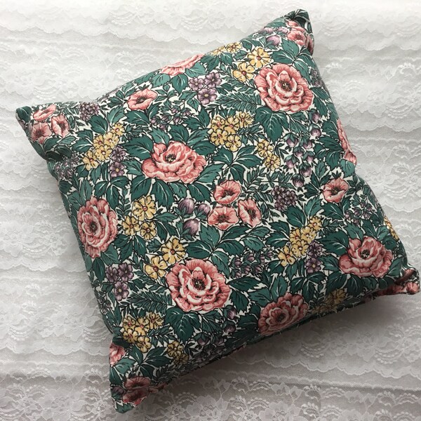 Vintage Custom Craft Inc Foral Indoor Outdoor Decorative Throw Accent Pillow