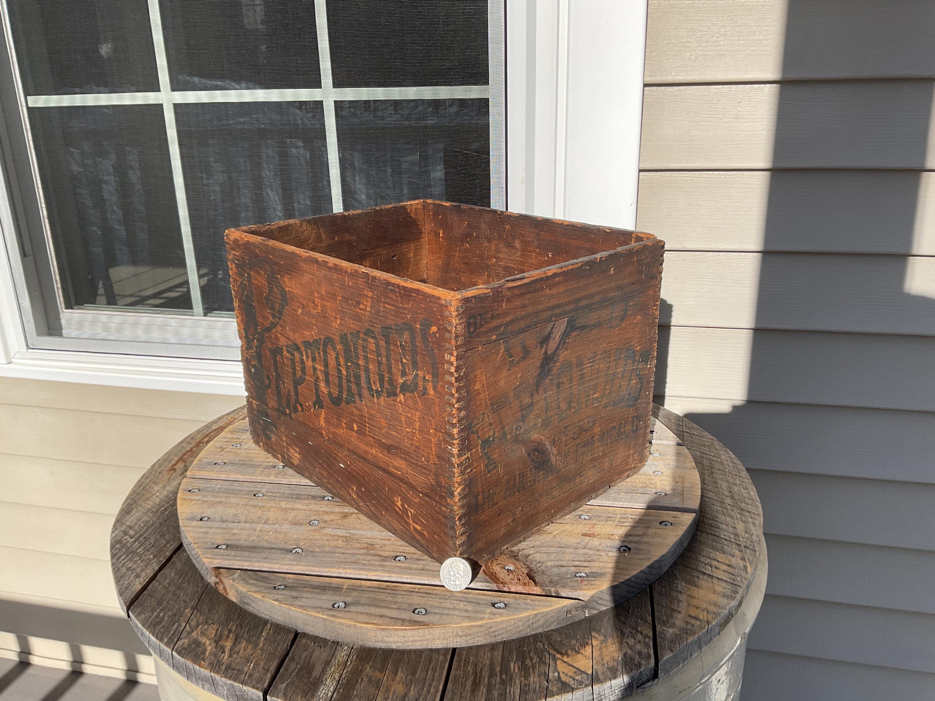 1900s Wood Crate - Etsy