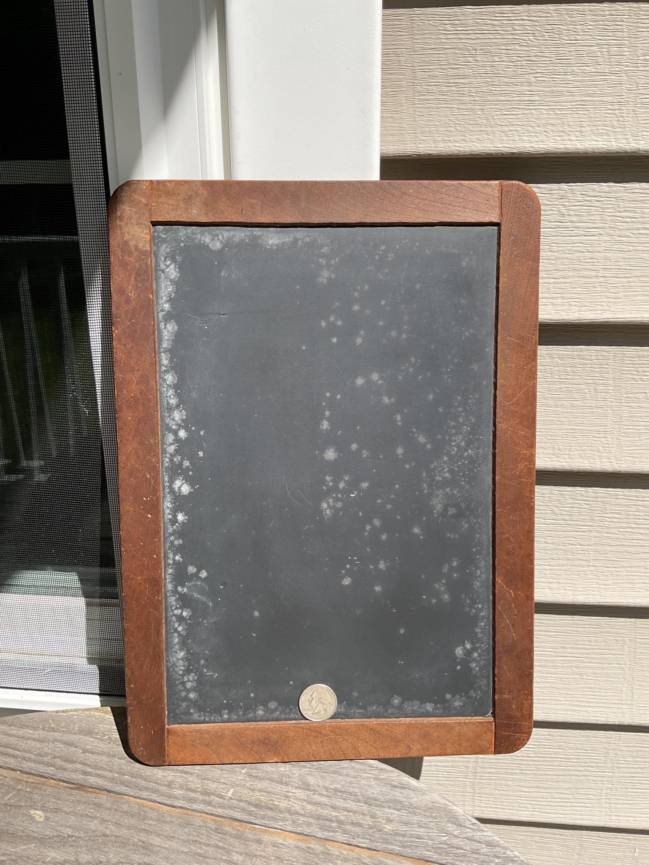 Vintage Blackboard Real Slate Chalkboard - Etsy