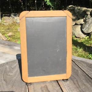 Vintage Chalk Board Writing Slate Blackboard French School Chalkboard  Wooden 