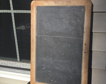 RARE Vintage American Toy Products Co Beverly Mass Wood Slate Chalkboard 12"X18"
