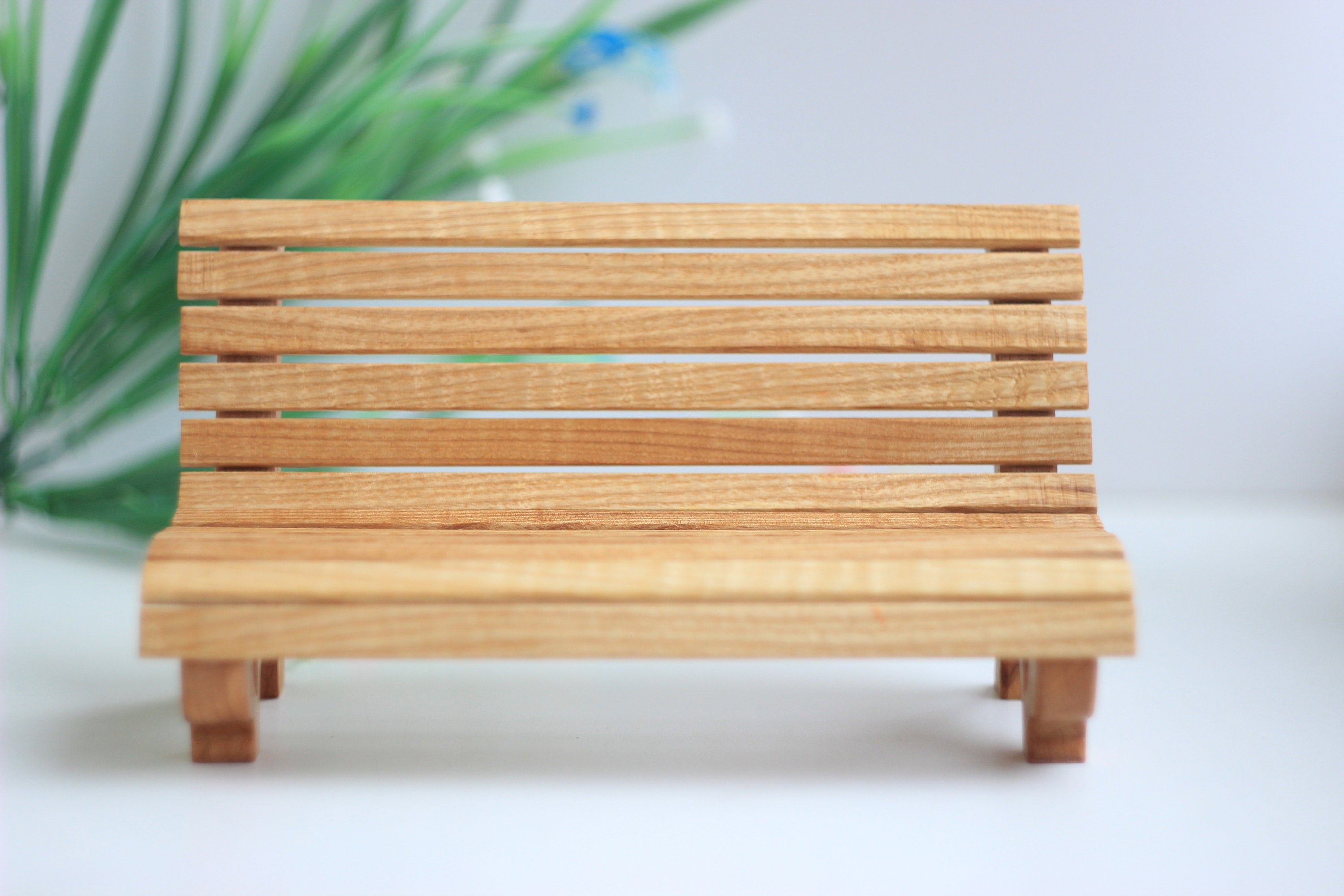 Wooden Bench For Dolls. Miniature Bench. Park Bench. Dollhouse Etsy